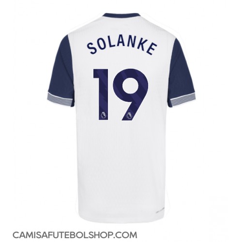 Camisa de time de futebol Tottenham Hotspur Dominic Solanke #19 Replicas 1º Equipamento 2024-25 Manga Curta